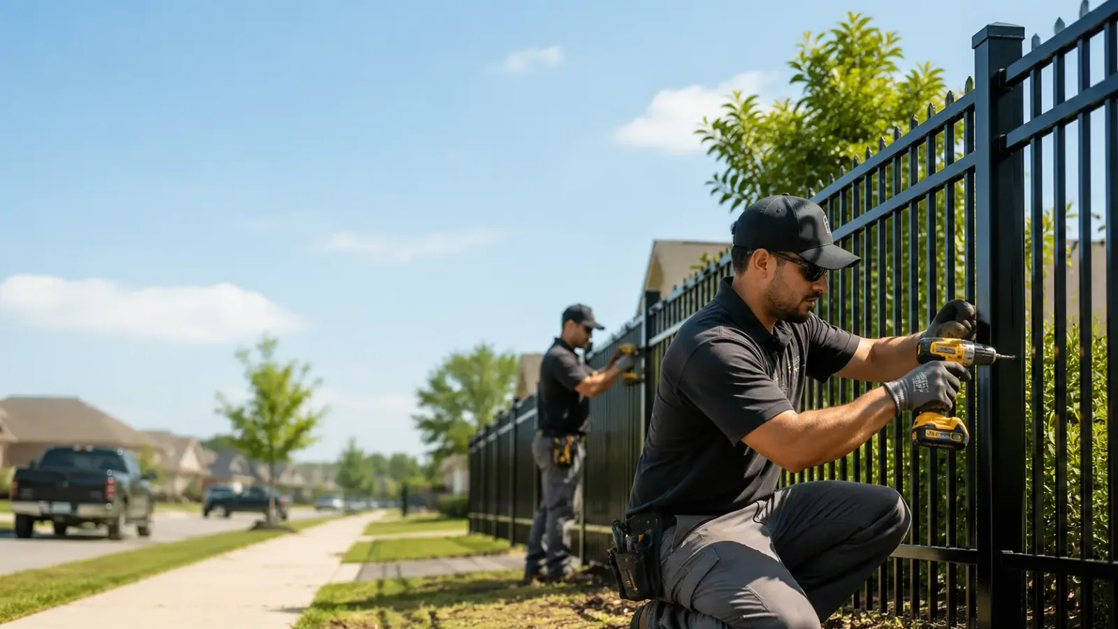 Metal Fence Installation in Baskin, LA
